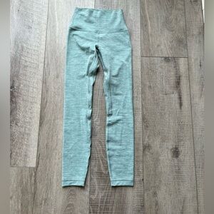 Lululemon Align Pant 25" in Heathered Tidewater Teal Size 2